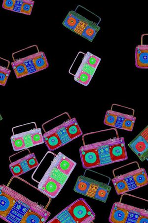 笔触印花华亿平台图片