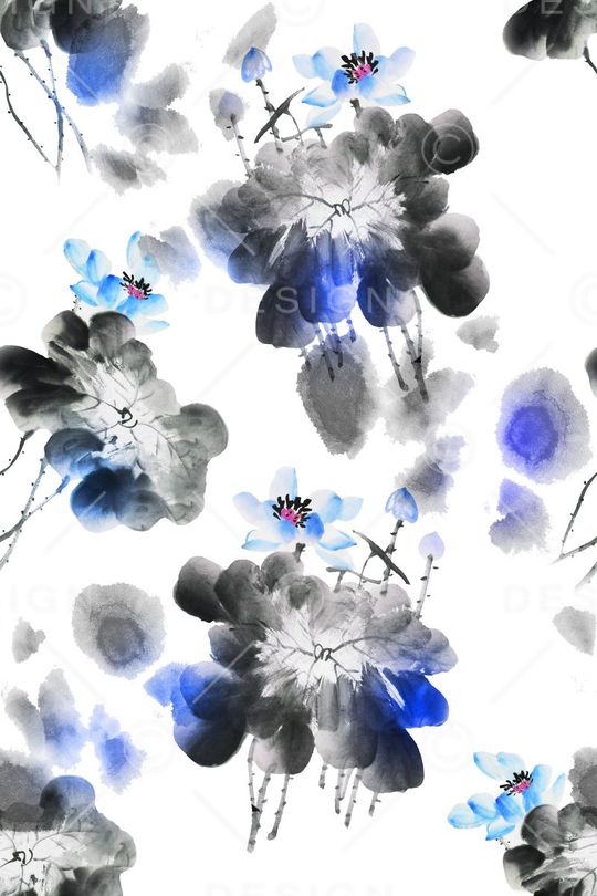 中国风印花华亿平台图片