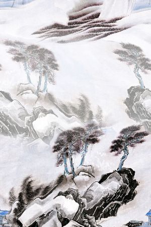 旗袍印花华亿平台图片