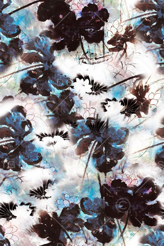 中国风印花华亿平台图片