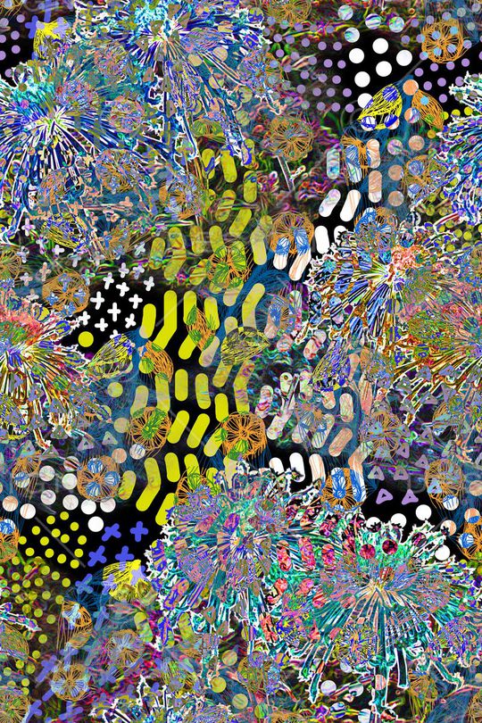 潮流时尚印花华亿平台图片