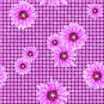 618358-编织粉色大花-粉底