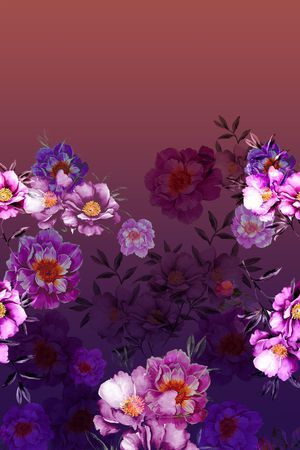 花朵印花华亿平台图片