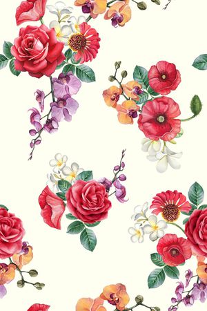 玫瑰印花华亿平台图片