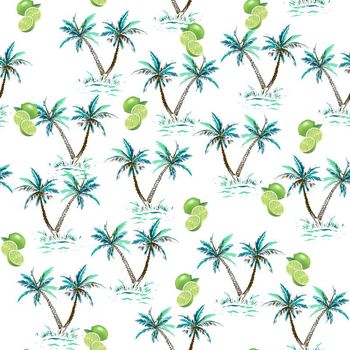 棕榈叶印花华亿平台图片