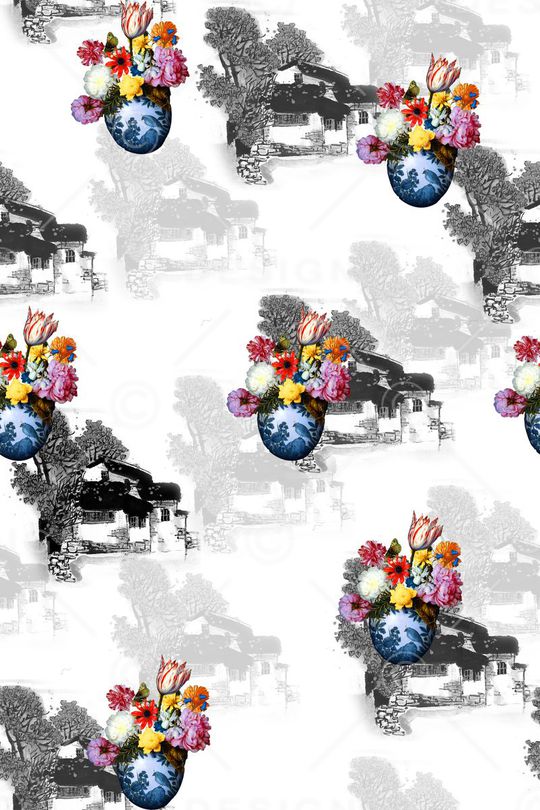 风景印花华亿平台图片