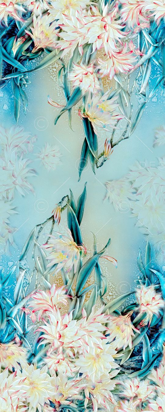 玻璃花印花华亿平台图片