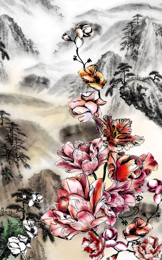 MAX-中老年真丝女装印花华亿平台图片