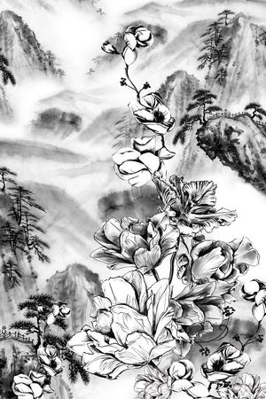 MAX-中老年真丝女装印花华亿平台图片