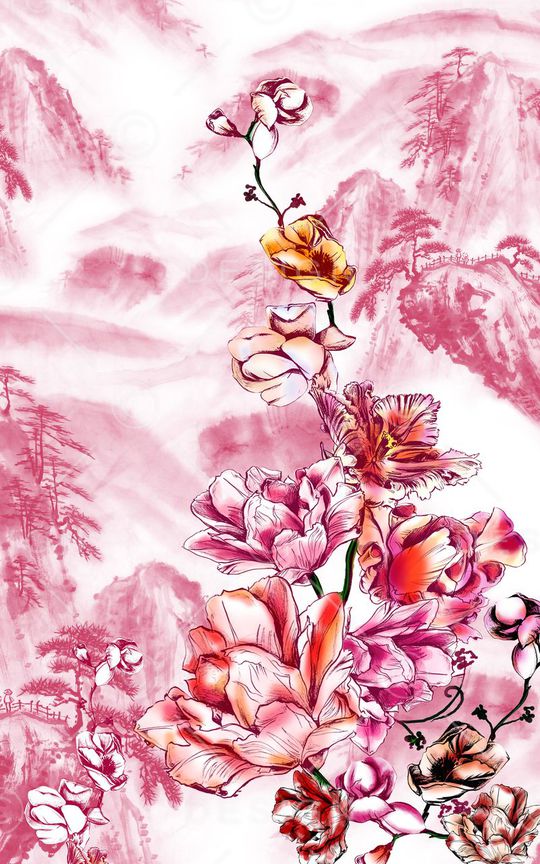 MAX-中老年真丝女装印花华亿平台图片