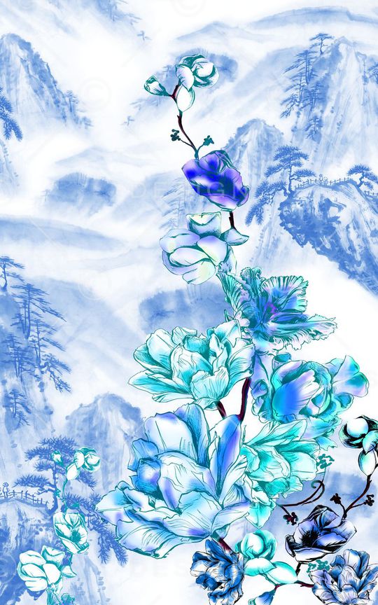 MAX-中老年真丝女装印花华亿平台图片