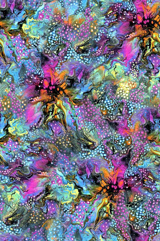 抽象印花华亿平台图片