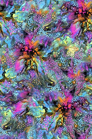 抽象印花华亿平台图片