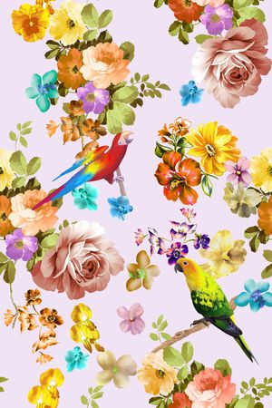 小碎花印花华亿平台图片