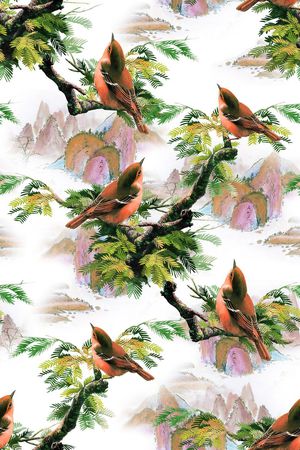 抽象几何清爽梦幻艺术平底立体手绘满版最新高清数码蕾丝民族中国风绣花珠宝肌理时尚潮

流大牌复古欧美风印花华亿平台图片