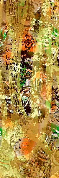 抽象英文印花华亿平台图片