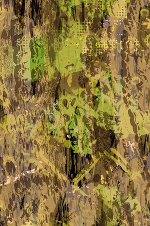 抽象长巾印花华亿平台图片