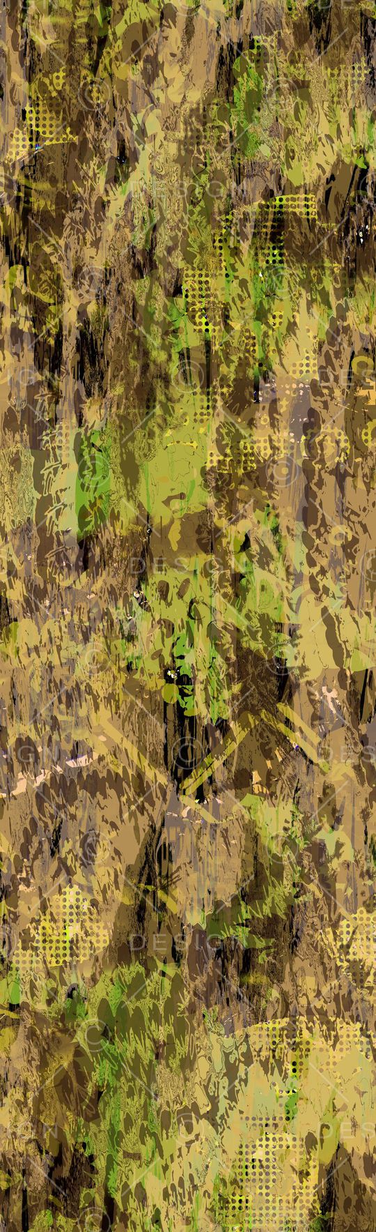 抽象长巾印花华亿平台图片