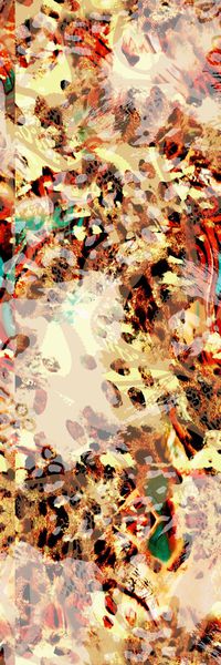 动物纹印花华亿平台图片