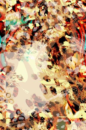 动物纹印花华亿平台图片