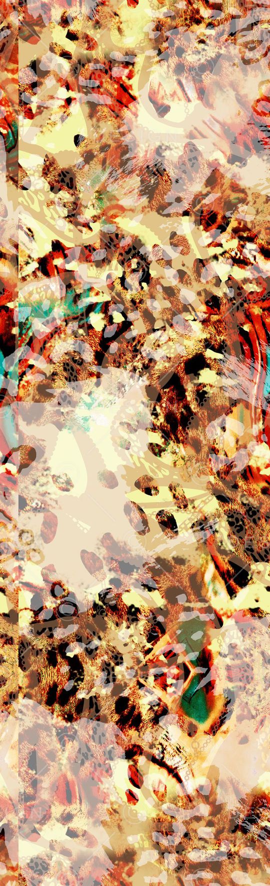 动物纹印花华亿平台图片