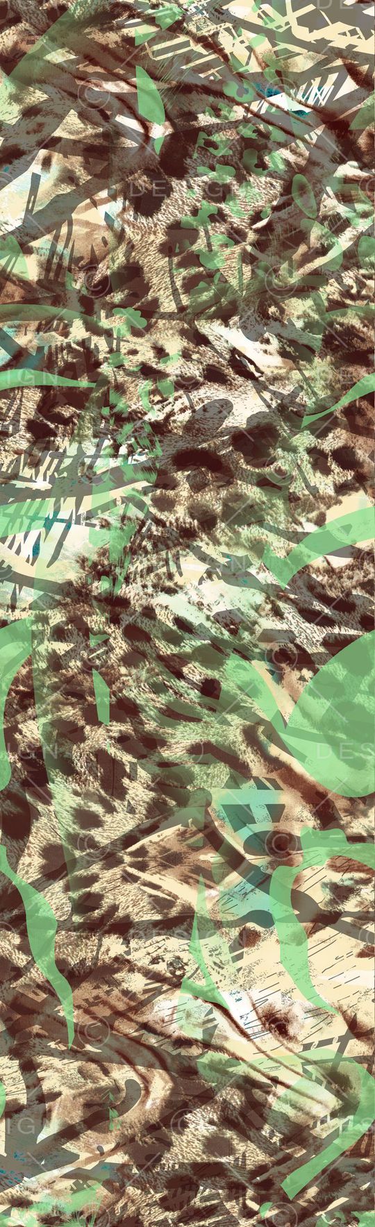 动物纹印花华亿平台图片