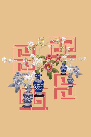 民族风图案印花华亿平台图片