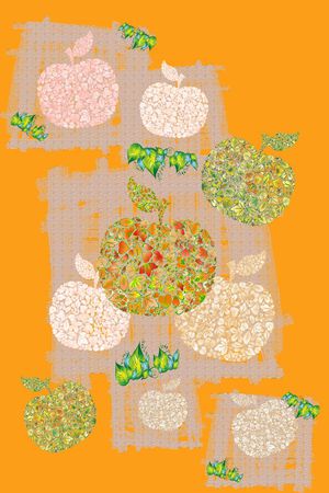 水彩笔触印花华亿平台图片