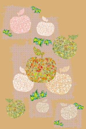 水彩笔触印花华亿平台图片