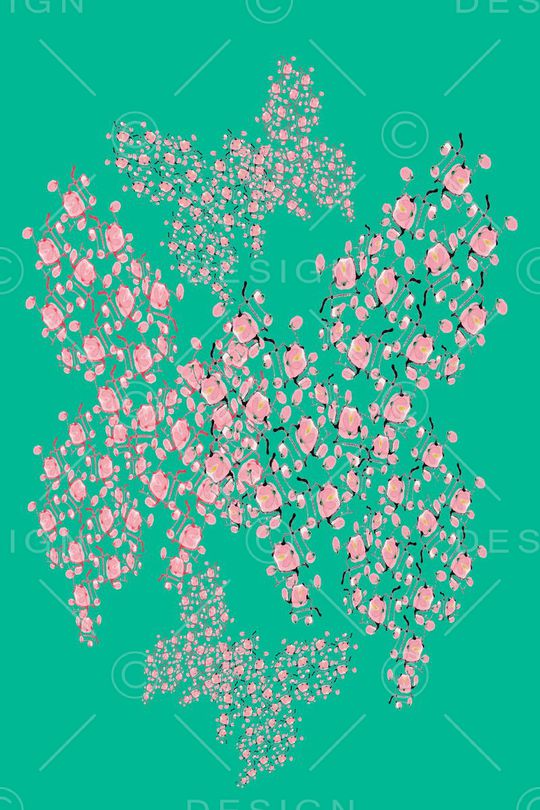 花朵印花华亿平台图片