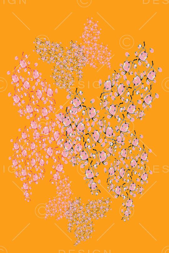 花朵印花华亿平台图片