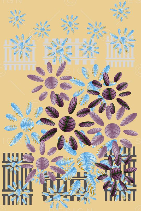 花朵印花华亿平台图片