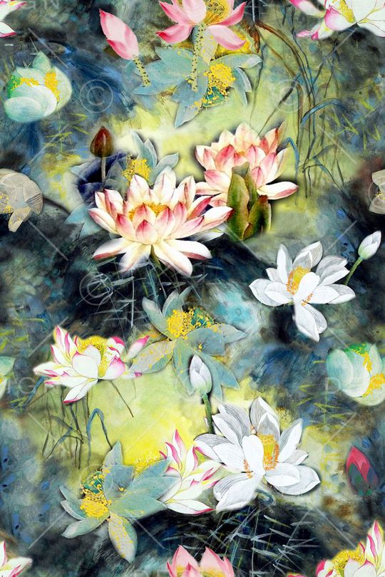 中国风印花华亿平台图片