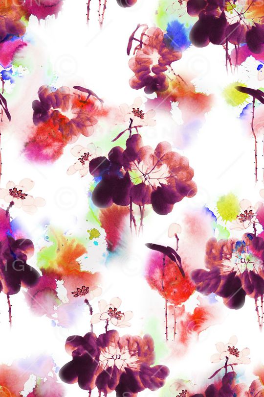 中国风印花华亿平台图片