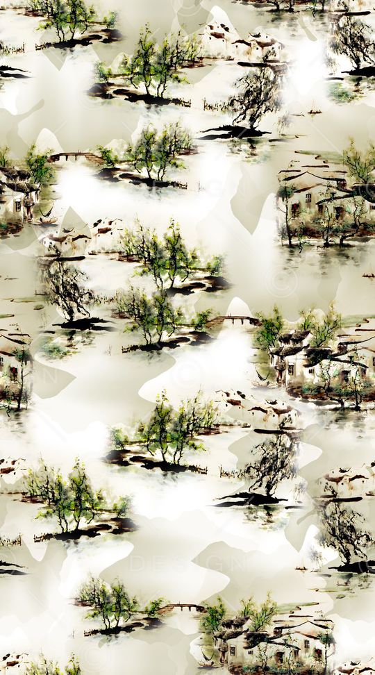 山水印花华亿平台图片