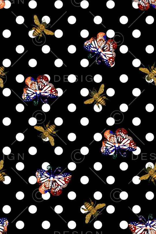 蝴蝶印花华亿平台图片