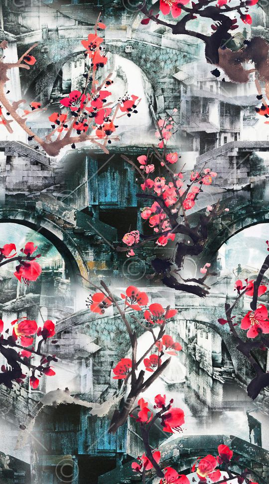 风景印花华亿平台图片