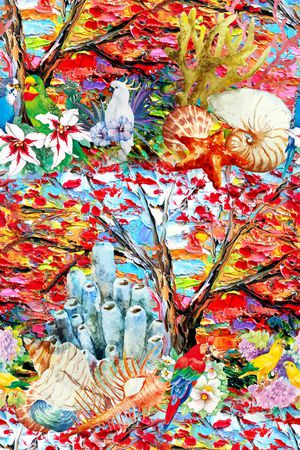 油画印花华亿平台图片