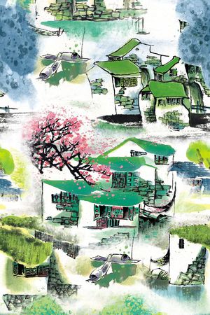 古镇印花华亿平台图片