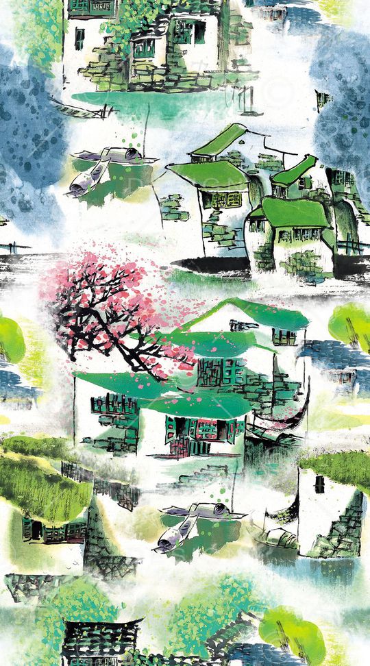 古镇印花华亿平台图片