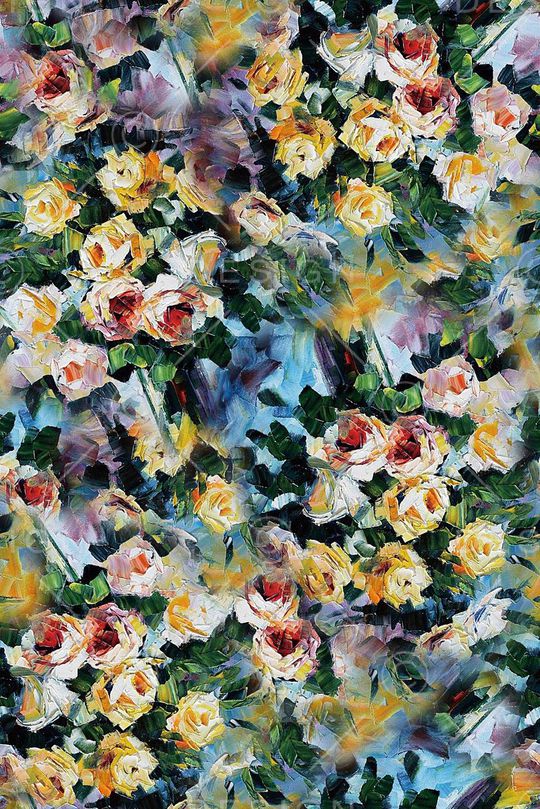 时尚大头笔触水彩画印花华亿平台图片