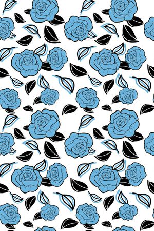 玫瑰树叶印花华亿平台图片