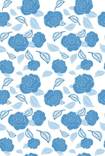 玫瑰树叶印花华亿平台图片