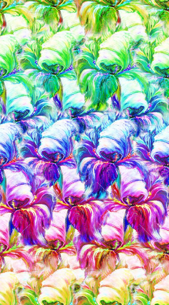 大笔触印花华亿平台图片