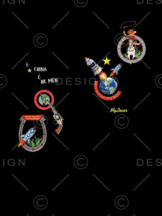 几何印花华亿平台图片