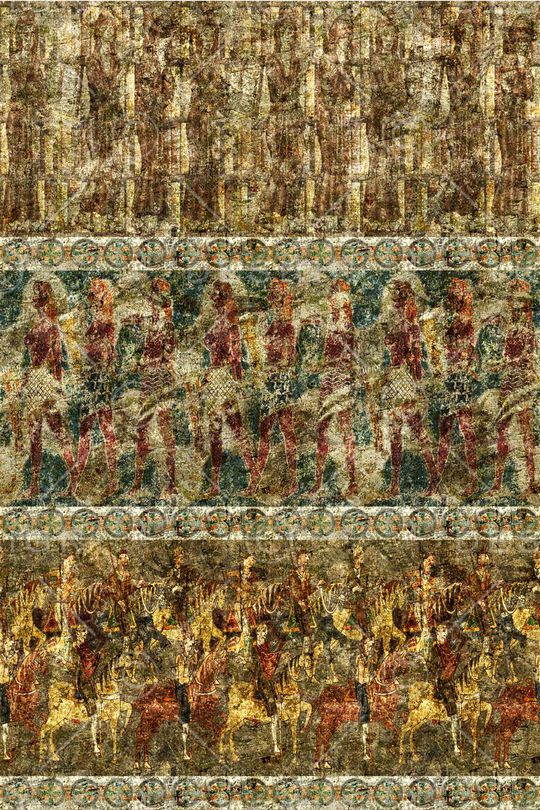 宫廷风印花华亿平台图片