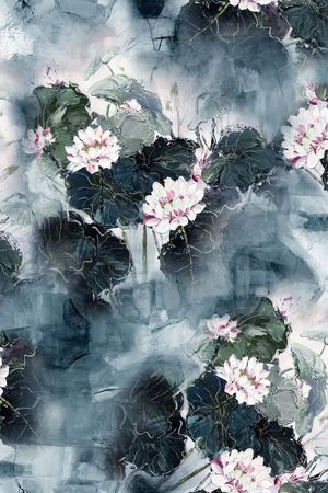 油画底纹印花华亿平台图片