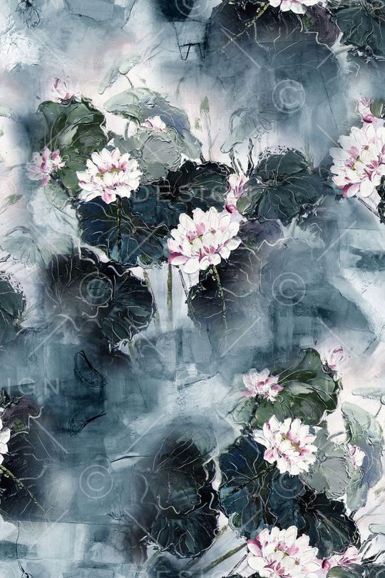 油画底纹印花华亿平台图片