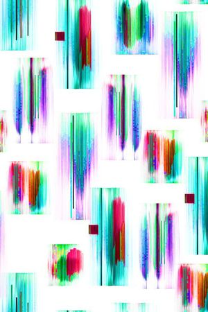 数码抽象色块线条印花华亿平台图片