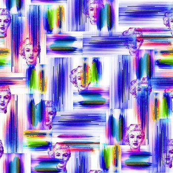 619229-线条梦露蓝